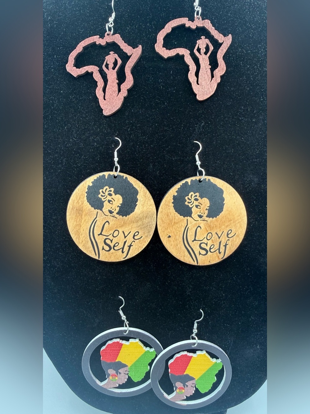 African inspired earrings